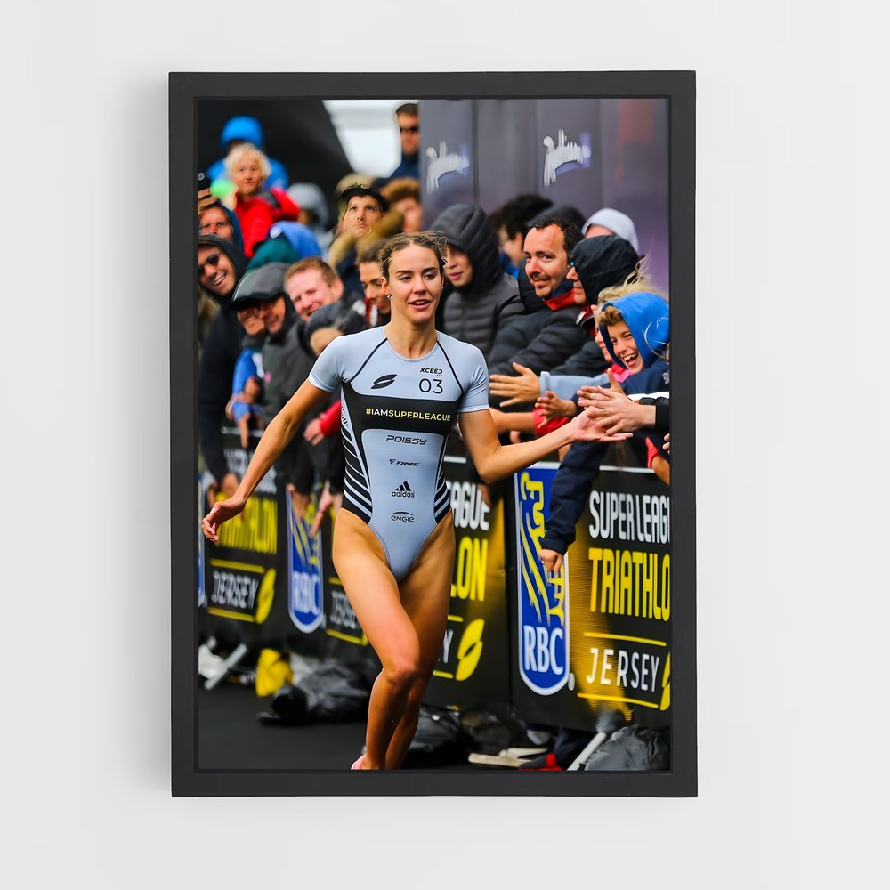 Poster Cassandre Beaugrand – affiche Athlétisme (vue 2)